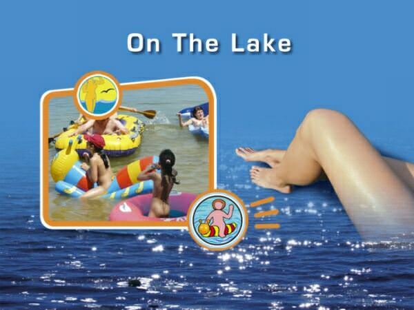 Family nudism on the lake [Pure naturism]